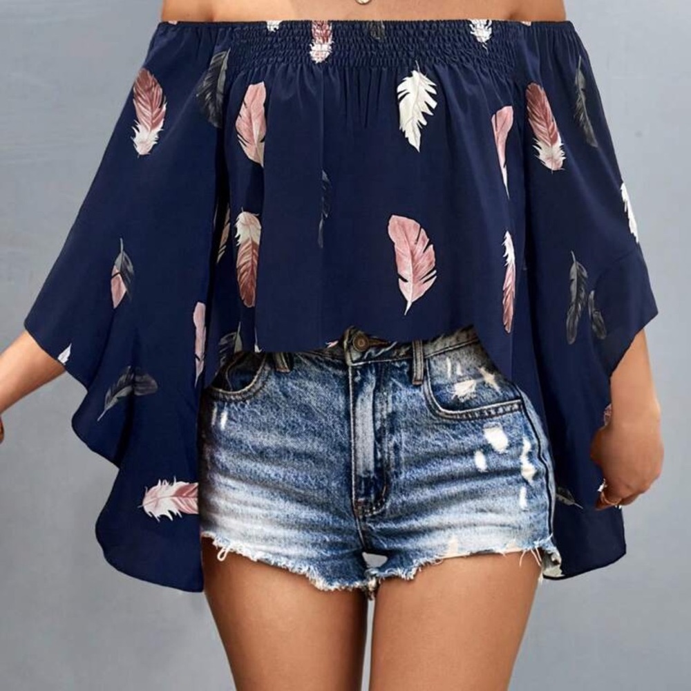 Off the shoulder blouse
